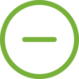 minus-circular-button green