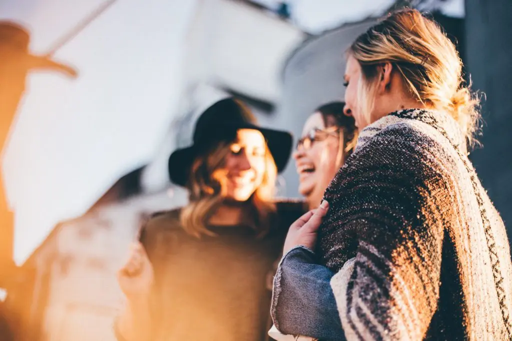 women talking high-functioning alcoholic