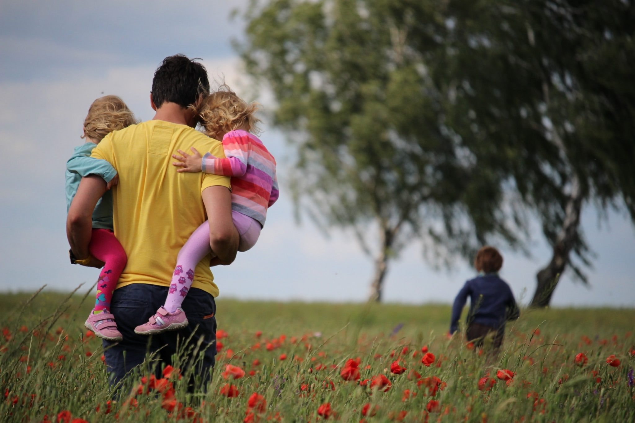 alcohol and life insurance man with children