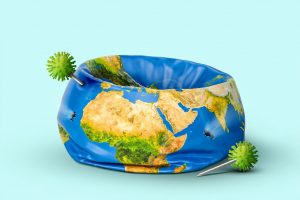 drinking more in quarantine punctured globe image