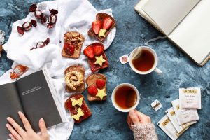 tea and books, staying sober during the holidays