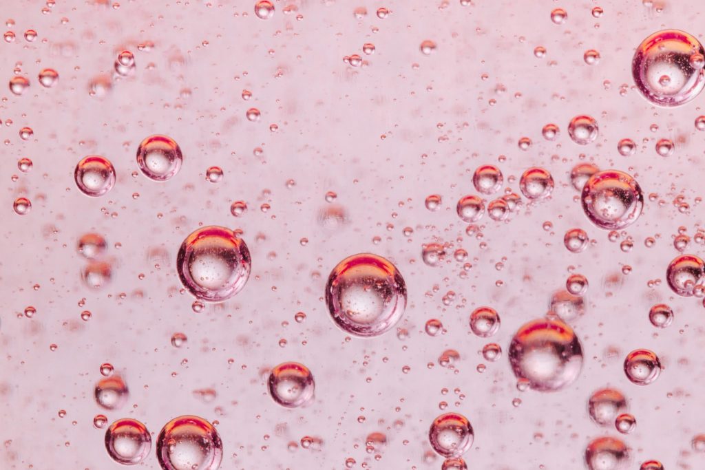 pink bubbles, alcohol flush reaction