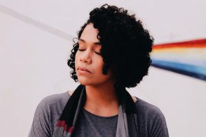 woman meditating stop being an angry drunk