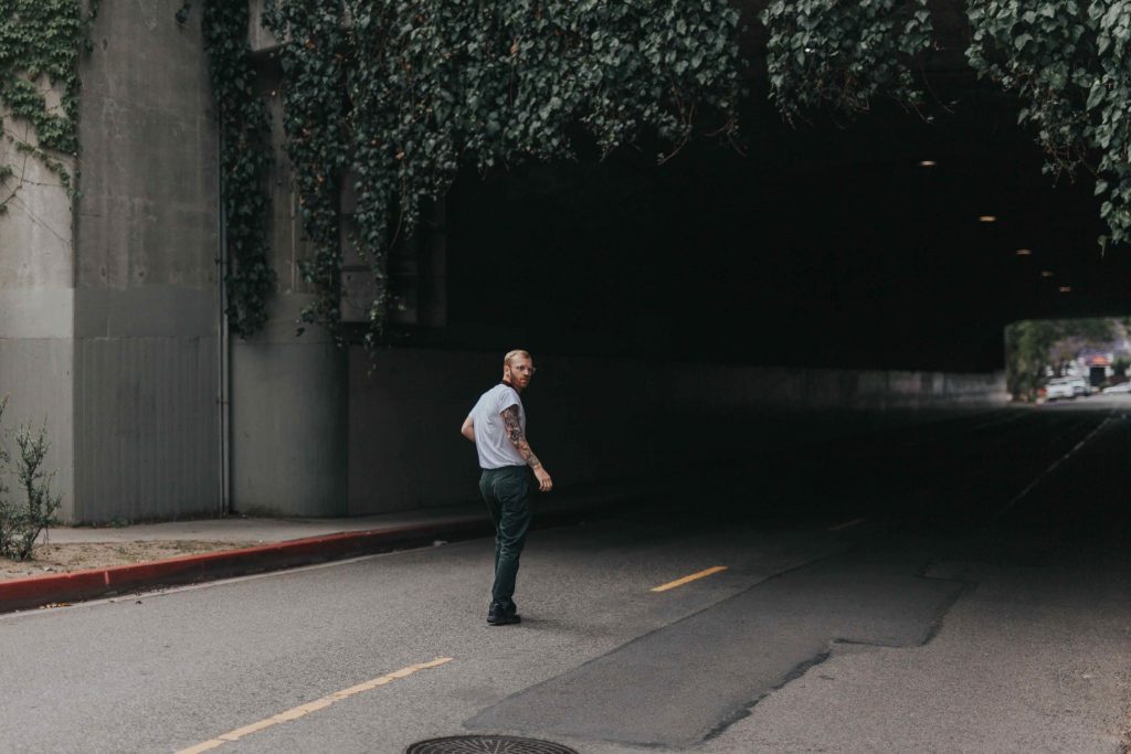 man walking through tunnel, how to stop blacking out when drinking