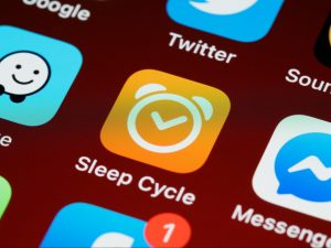 sleep cycle app on phone screen