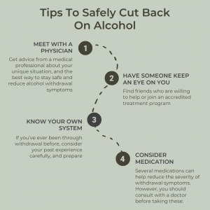 list of tips for cutting back safely