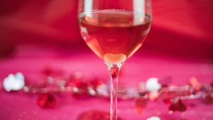 rose colored glasses romanticizing wine